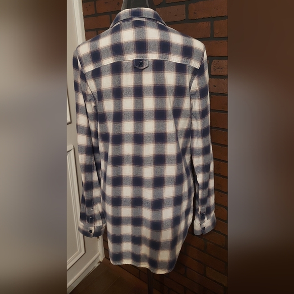 VANS Flannel Plaid Shirt Dark Academia Grunge Streetwear Staple - Picture 3 of 13